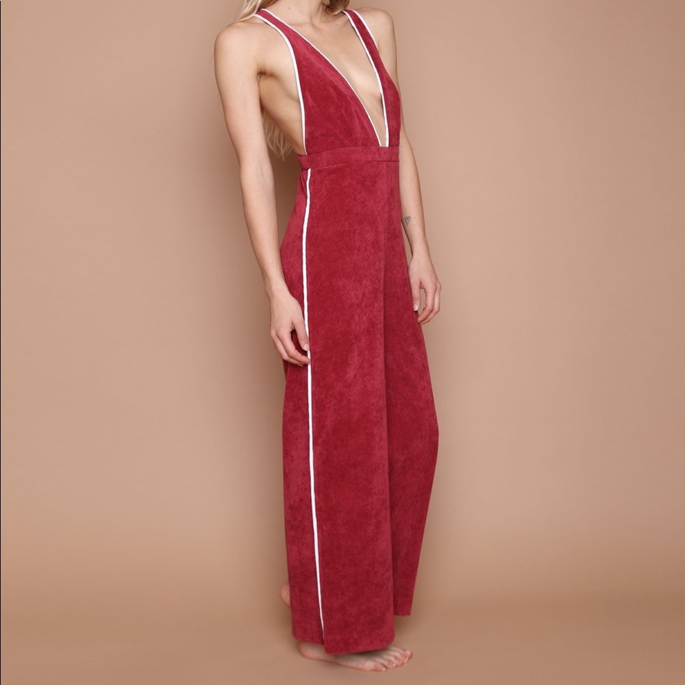 Camp Collection Jan Jumpsuit - red